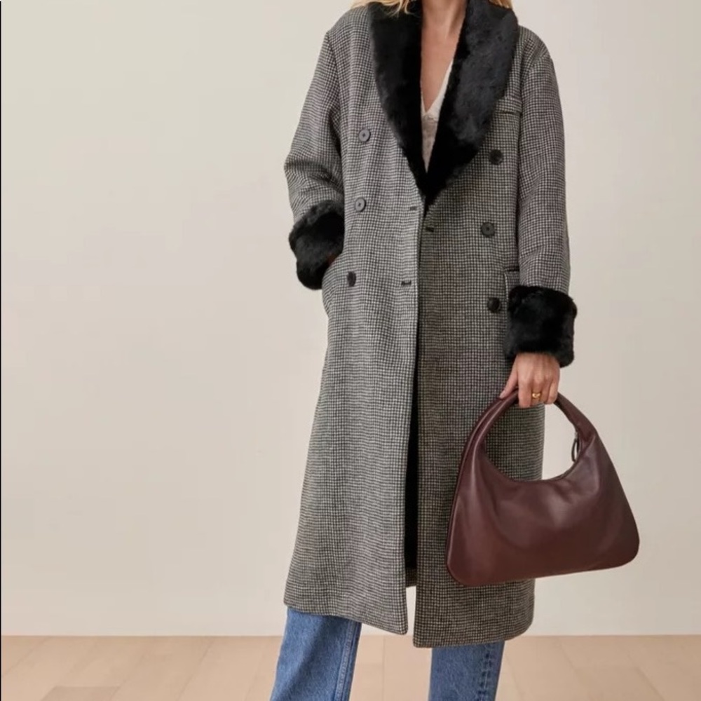 NWT Reformation Lester Coat
